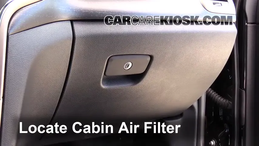 2017 Jeep Grand Cherokee Laredo 3.6L V6 FlexFuel Filtre à air (intérieur) Changement